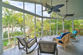 Reel Blessed Topsail Beach Home with Dock on Sound